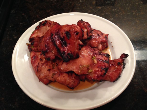 Soy Lime Grilled Chicken Thighs