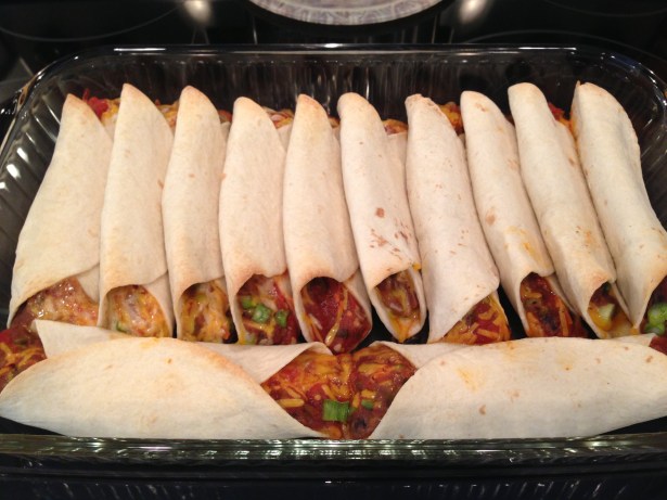 Bean and Salsa Tortillas